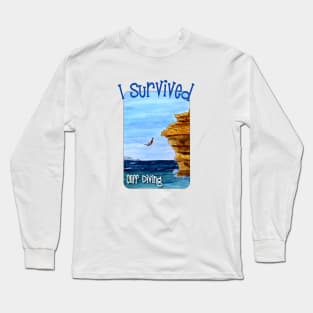 I Survived Cliff Diving Long Sleeve T-Shirt